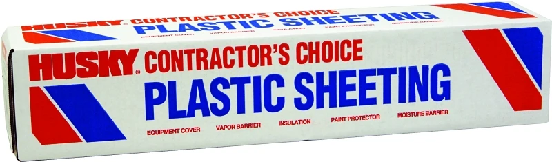 Cf00712-0400c Clear Painter's Sheeting, 12 Ft X 400 Ft, 0.75 Mil