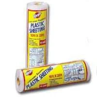 4ch-2050 Poly Film, 20 Ft W X 50 Ft L, 4 Mil Thick, Clear, Pack Of 2