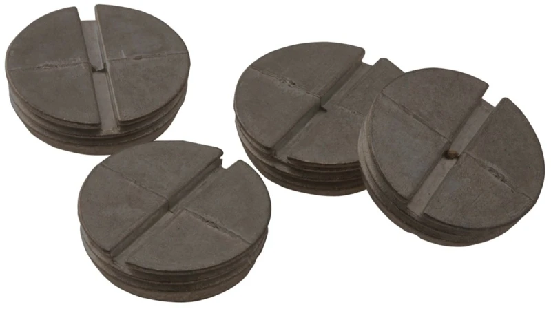 5270-5 Weatherproof Closure Plug, 3/4 In, Gray, Zinc-plated