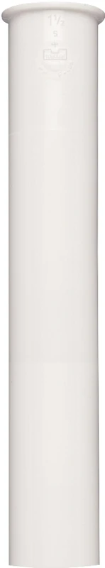 Pp906w Sink Tailpiece, 1-1/2 In Diameter, 12 In Length, Pvc, White
