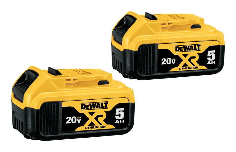 DEWALT 20V MAX Series DCB205-2 Premium Battery Pack, 20 V Battery, 5 Ah, 60 min Charging