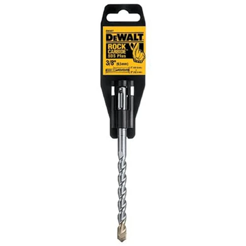 Dw5438 Rock Carbide Hammer Drill Bit, 8 In Length, Sds Plus Shank, 25/64 In Diameter