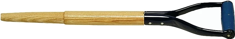 66722 24-inch Ash Wood Straight Shovel Handle With Rivets