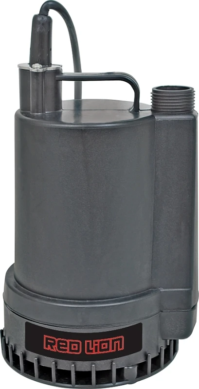 Rl-mp16 Submersible Utility Pump, 1/6 Hp, 1300 Gph, 26 Ft Max Head