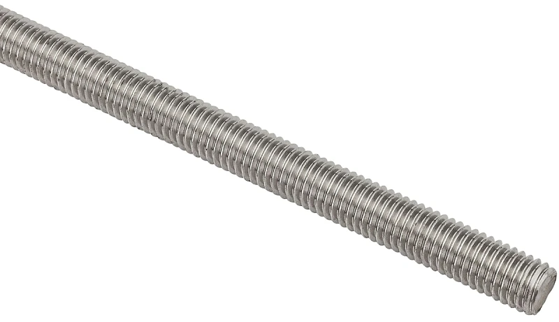 Threaded Steel Rod, 13 TPI, 1/2 x 36 In.