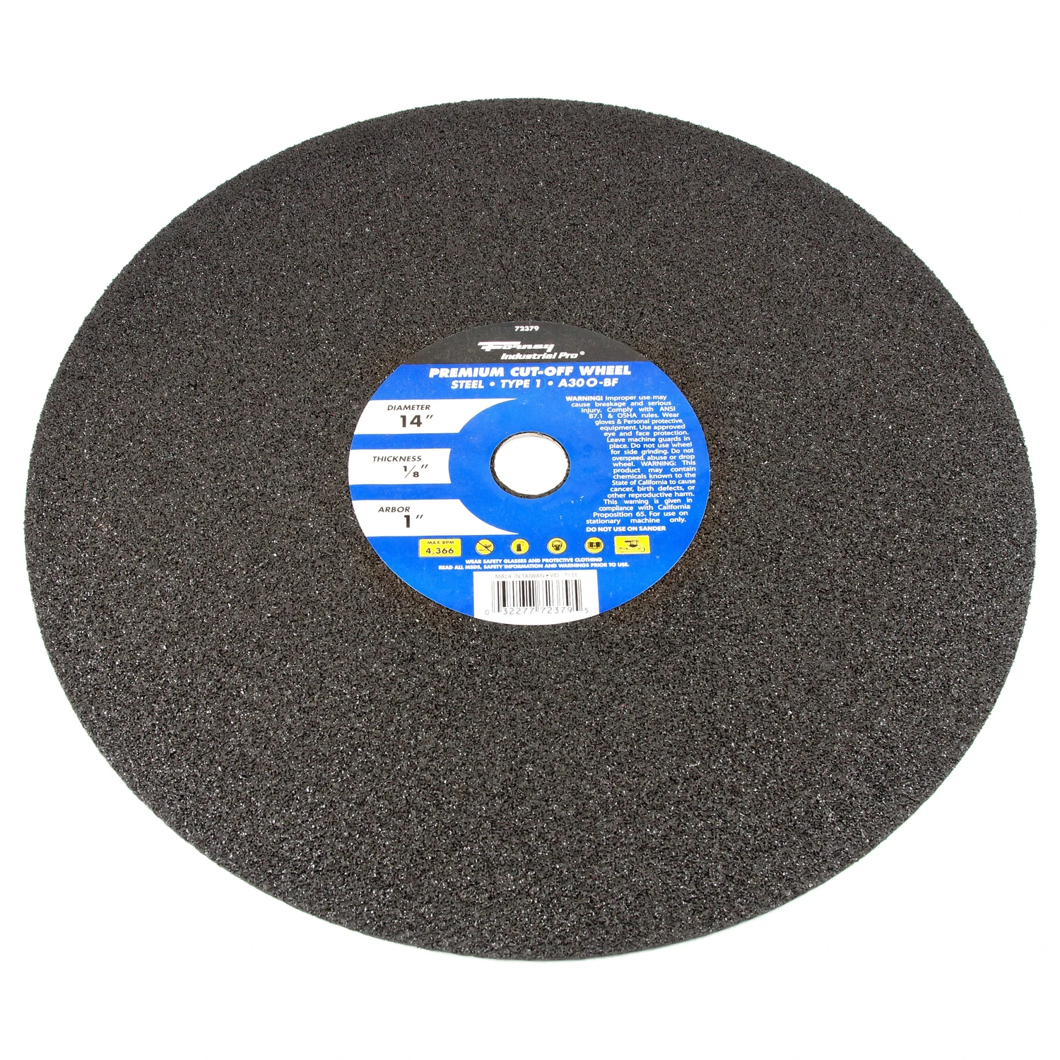 Industrial Pro Type 1 14 In. X 1/8 In. X 1 In. Steel Cut-off Wheel
