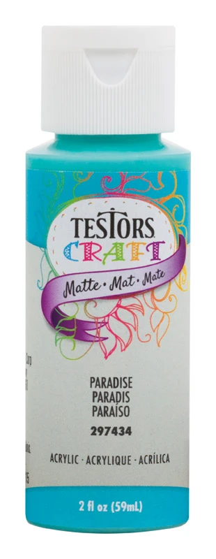 Acrylic Craft Paint, Matte Paradise, 2-oz.