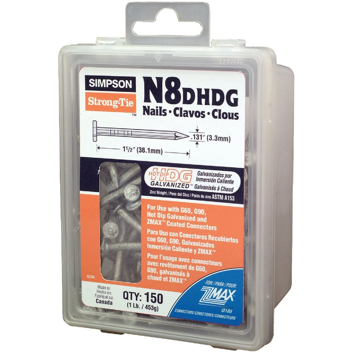 N8D Nails, 1 Lb., 150-Ct.