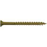 Deck Screw #7 Thread 1-1/4 In L Bugle Head Star Drive Type 17 Carbon Steel