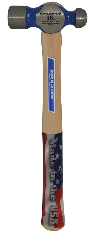 Tc504 4 Oz Ball Pein Hammer, 10-1/4 In Overall Length, Hickory Handle