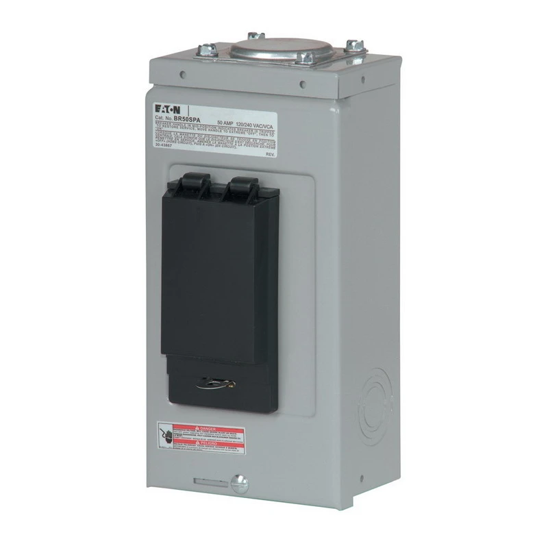 50-amp Br Series Spa Panel With Gfci Protection And Load Center