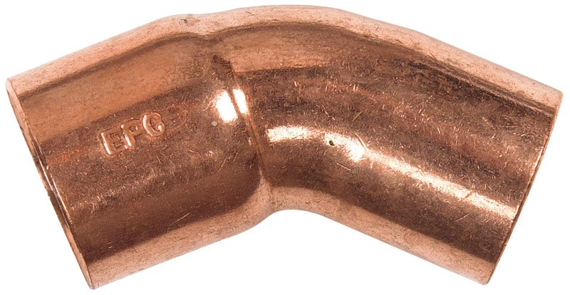 Mueller Industries W 63344 1 in. Copper 45 Degree Street Elbow