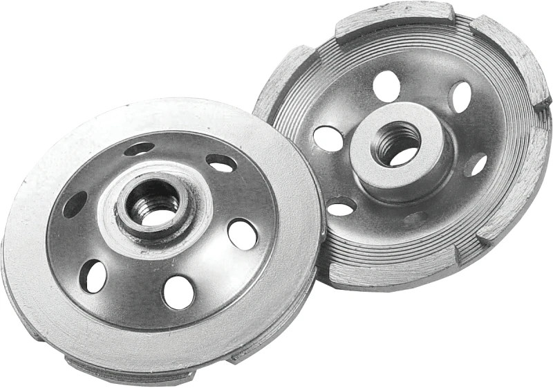 22405 4-inch Segmented Cup Grinder, 5/8-11 Arbor, Single Row