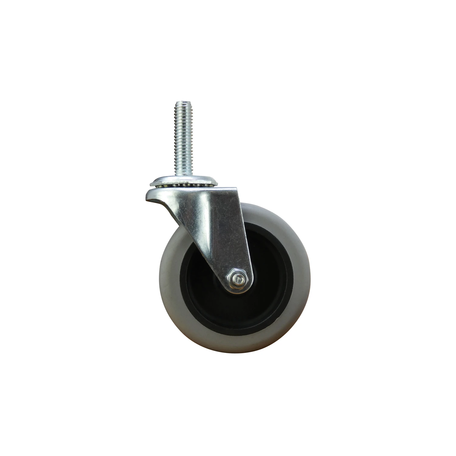 3266 3 In. Swivel Caster With Brake, Tpr Wheel, 110 Lb Load Capacity, 1 Pk