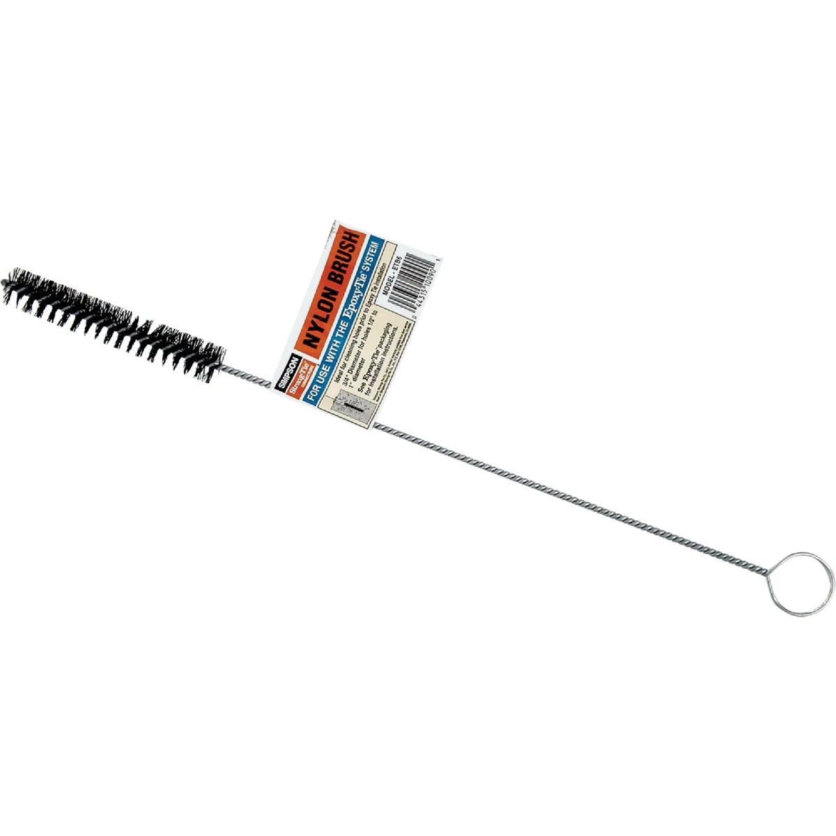 Hole Cleaning Brush, Nylon Bristles, 3/4 In. D