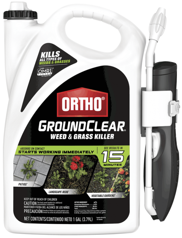 GroundClear Weed & Grass Killer, Ready-to-Use Wand, 1 Gallon