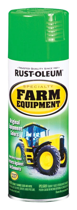 Rustoleum 7435-830 John Deere Green Farm Equipment Spray Paint - Pack of 6