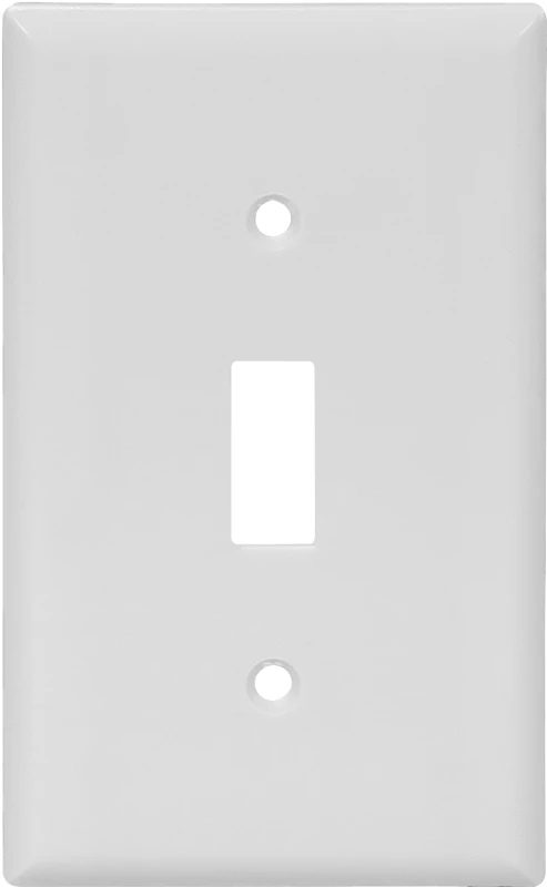5134w 1-gang Wallplate, 4.5 X 2.75 In, Nylon, White, 10 Pk