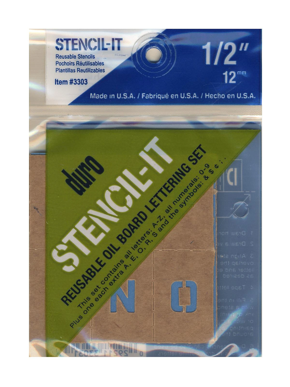 1/2" STENCIL SET