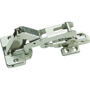 10300 170-degree Chrome Full Overlay European Hinge 2 Pk - Durable Metal
