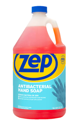 R46124 Antibacterial Hand Soap, Fresh Scent, 128 Oz (1 Gal) Liquid, 39.55 Lbs