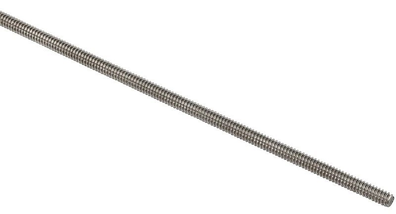 Threaded Steel Rod, 20 TPI, 1/4 x 36 In.