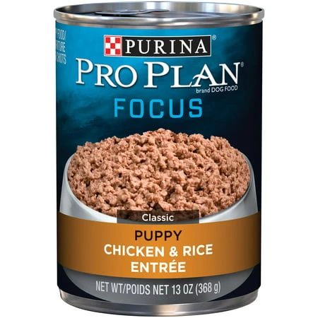 Dog Food, Puppy, Chicken/Rice, 13 oz.
