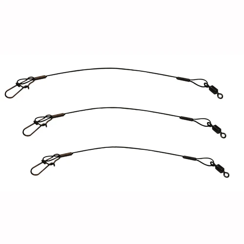 Steel Fishing Leader, Black, 30 Lb., 12 In.