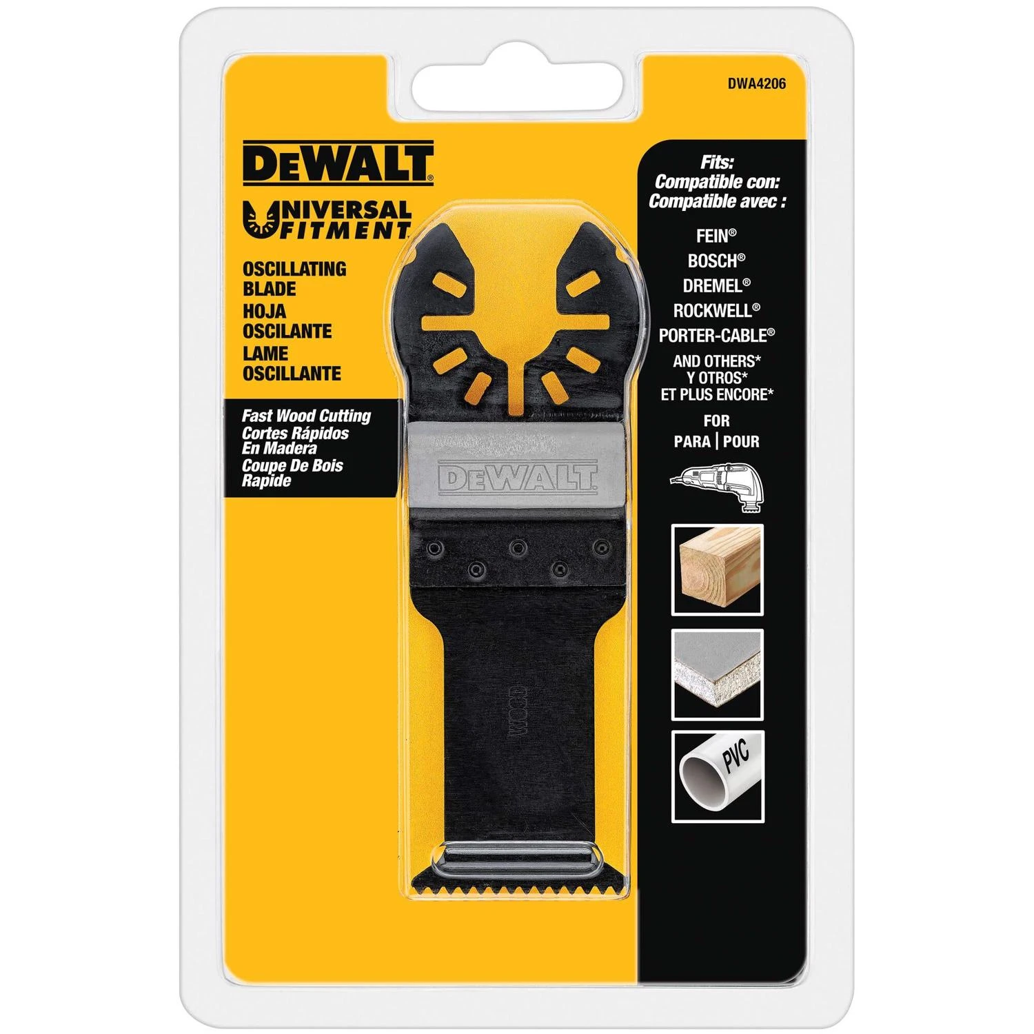 Universal Oscillating Tool Bi-Metal Fast-Cut Blade
