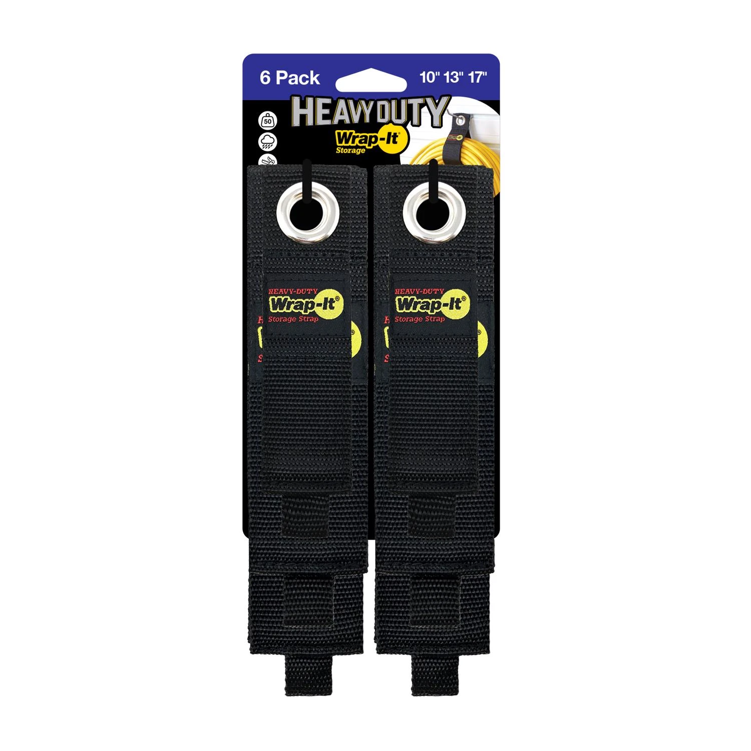 Wrap-It Storage 106-234BX Storage Strap, Polypropylene, Fastening Method: Hook and Loop