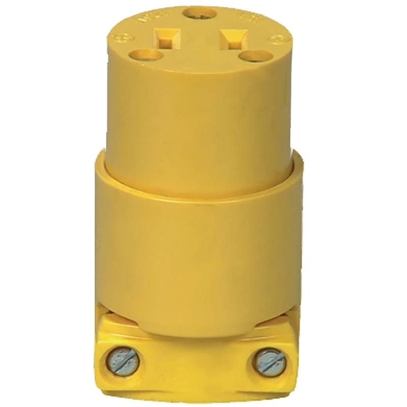 4882-box 2-pole 15 Amp 125 Volt Electrical Connector, Nema 1-15