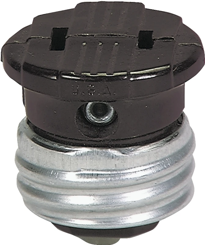 758b-box Keyless Lamp Socket Adapter, 660w, 125v, Brown, 25 Pk