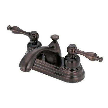 Sheridan Oil-rubbed Bronze 2-handle 4-in Centerset Bathroom Sink Faucet D301055rb