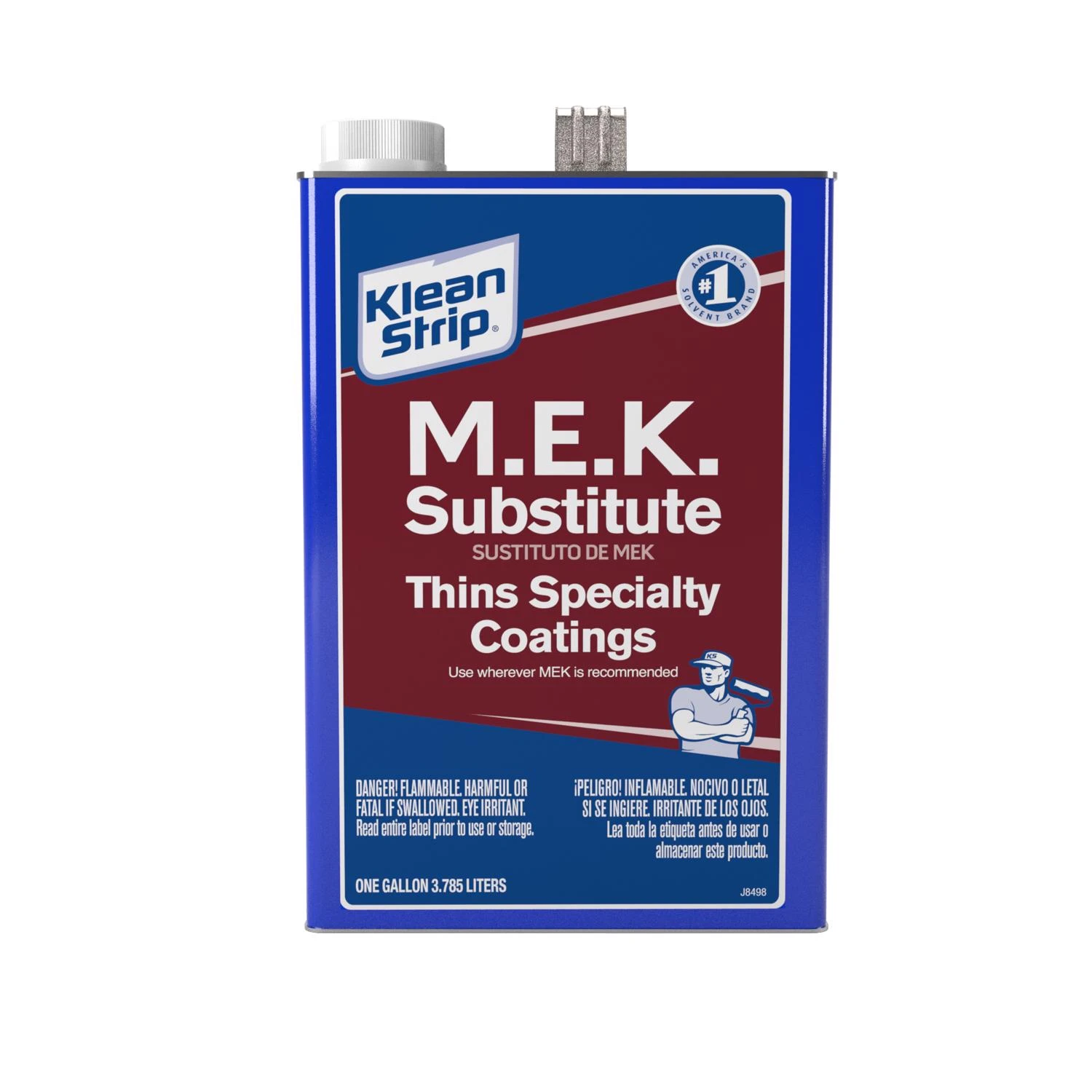 Gme71sub Methyl Ethyl Ketone Thinner, Liquid, Clear, 1 Gal, Specialty Thinner