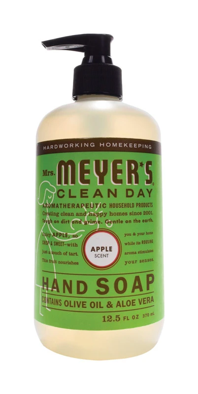 Mrs. Meyer's 17427 Liquid Hand Soap, Apple Scent, 12.5 Oz