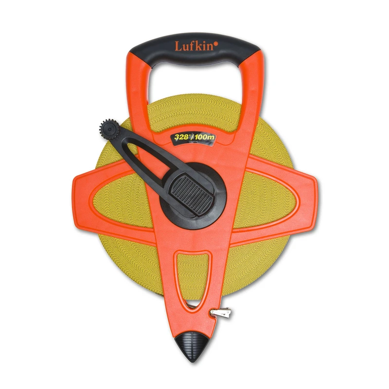 Fe200 200 Ft L X 0.5 In W Fiberglass Tape Measure, Orange Case, 1 Pk