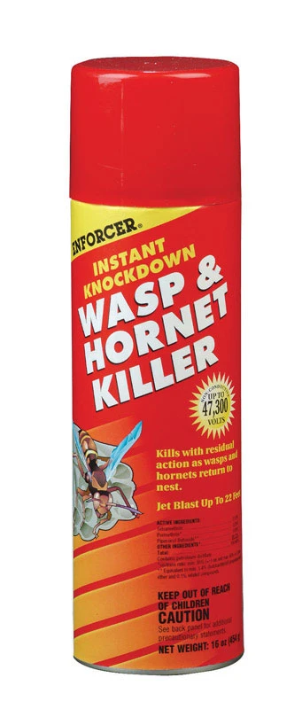 Instant Knockdown Wasp & Hornet Killer, 16 oz. Aerosol