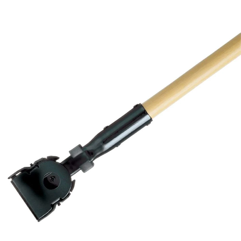Invader 60 In. Hardwood Snap-on Dust Mop Handle, 1-1/2 In. Diameter