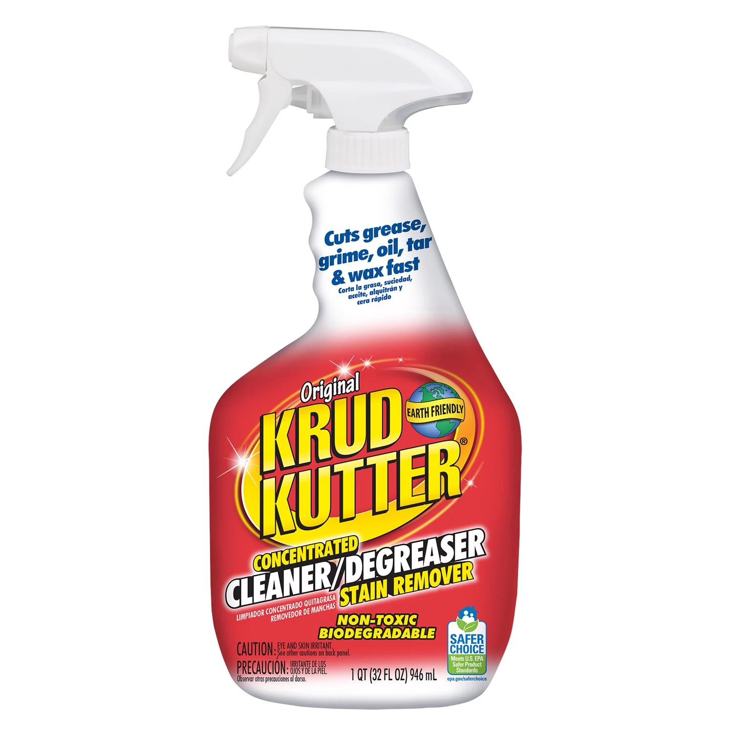 Original Concentrated Cleaner/Degreaser/Stain Remover, 1-Qt.