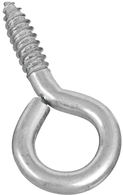 Screw Eye, #0 Large, Zinc-Plated, 2-7/8 In.