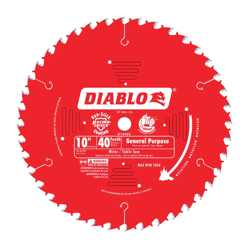 CIRC SAW BLADE 10 X 40 X 5/8
