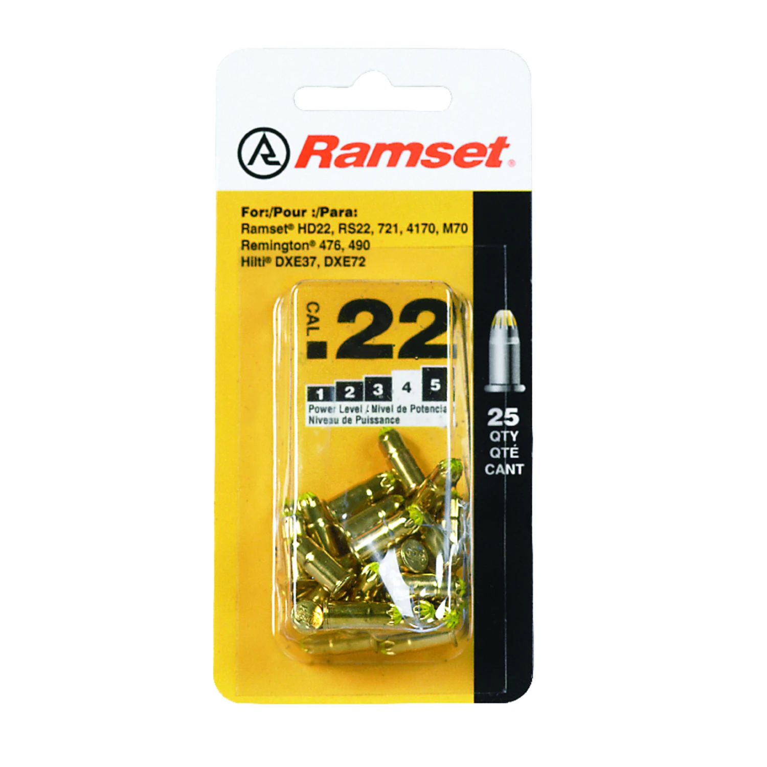 .22 CALIBER LOAD YEL-PWDR 25PK