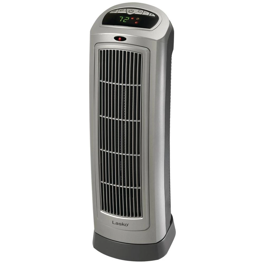 23 In. 1500-watt Ceramic Tower Heater With Digital Display And Remote Control
