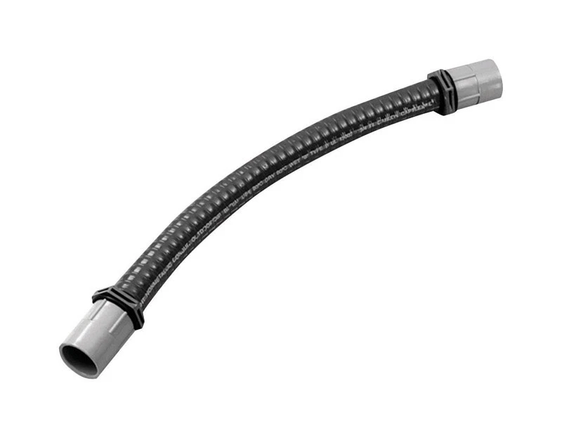 Carlon UAFAE Flexible Elbow, 3/4 in Trade Size, 0 to 90 deg Angle, Neoprene/PVC, Gray