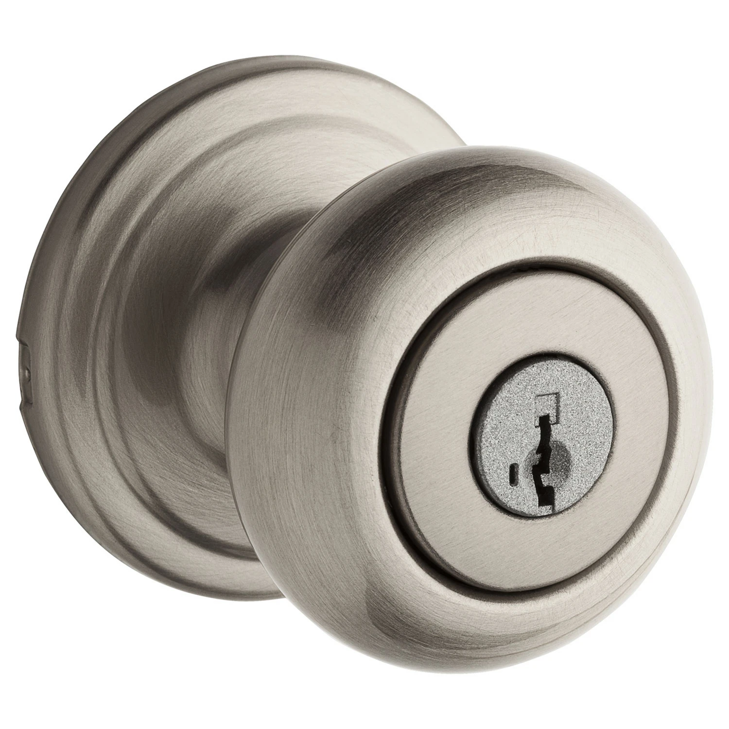 Signature Satin Nickel Entry Lockset With SmartKey