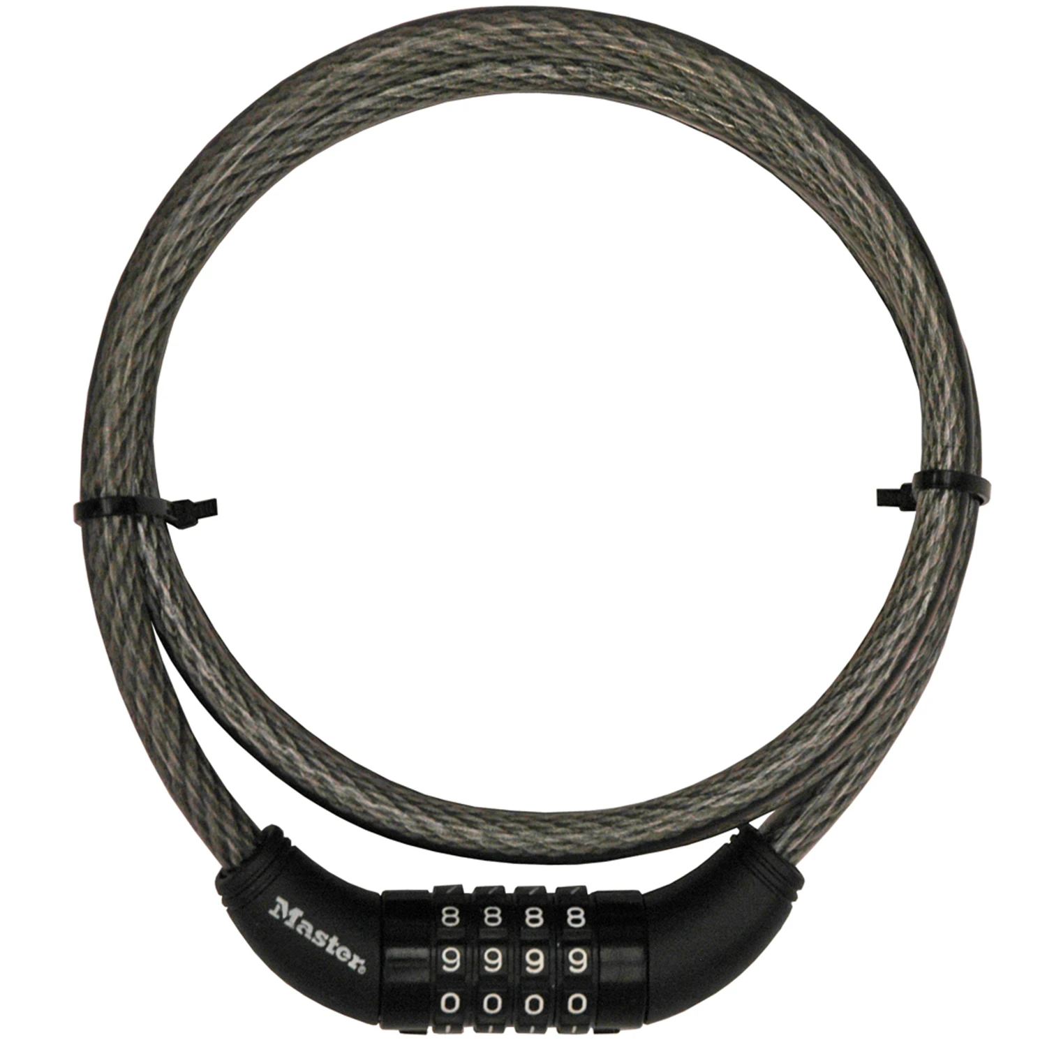 5-Ft. Resettable Bike Cable With Combination Barrel Lock