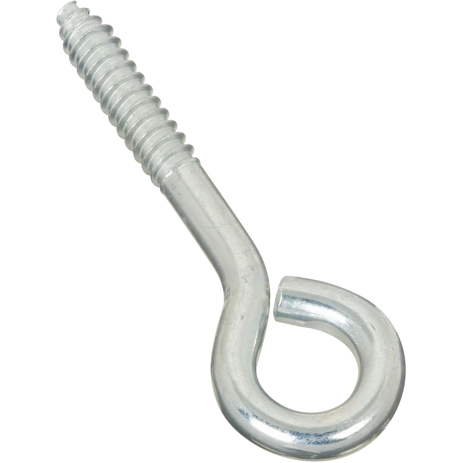 Lag Screw Eye, Zinc, 3/8 x 4-1/2 In.