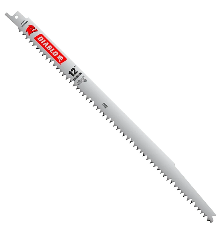 12 In. Bi-metal Pruning Reciprocating Saw Blade, 5 Tpi, Model Ds1205fg