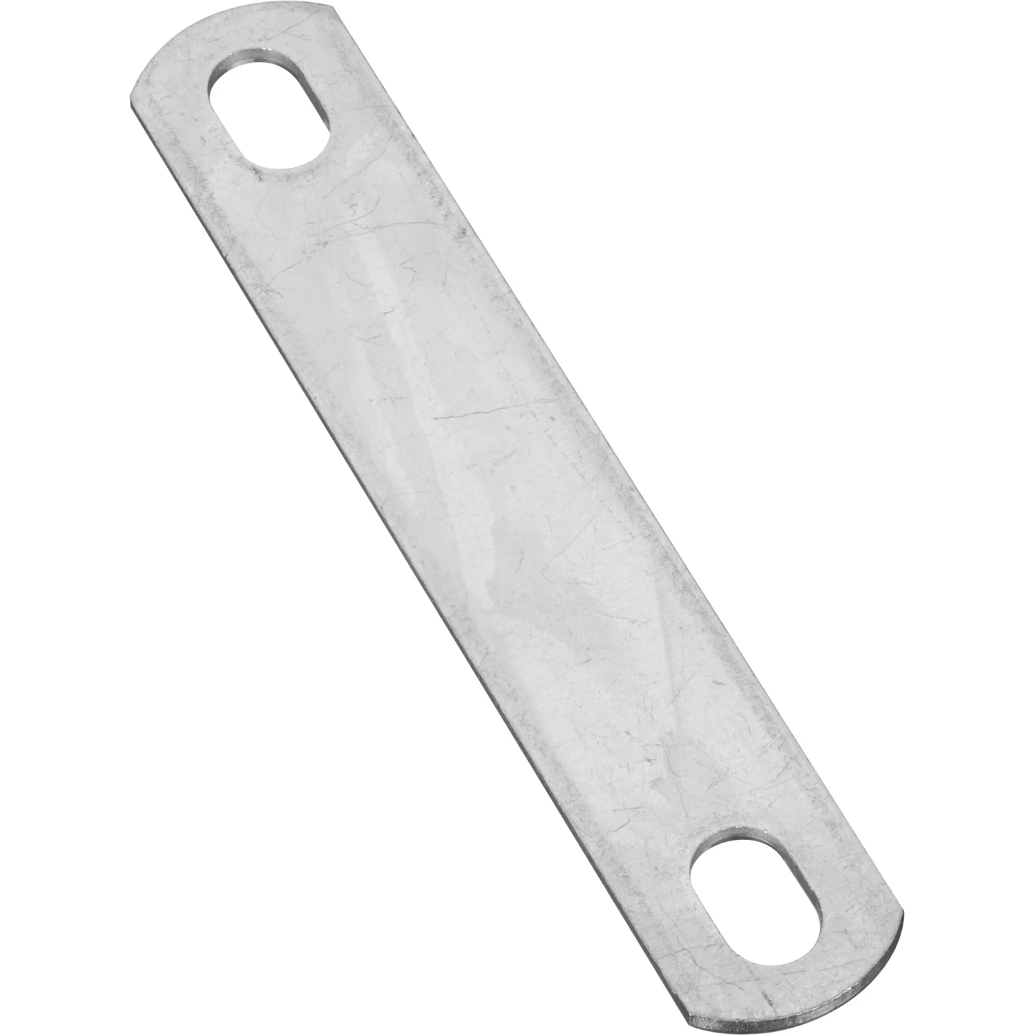 Square U Bolt Plate, Zinc, 3/8 x 4 In.