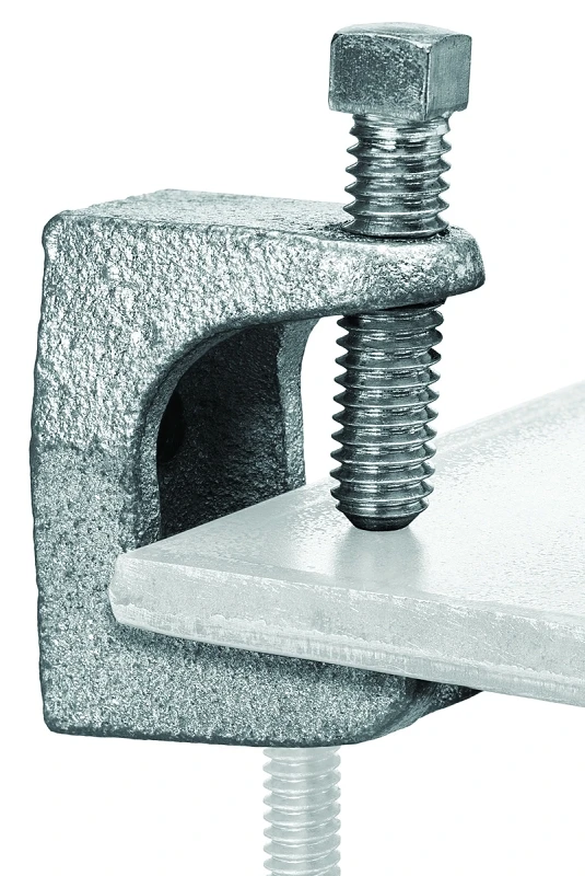 Beam Clamp, Malleable Iron, 3/8-In.